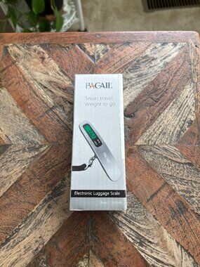 BAGAIL 110lbs Hanging Digital Luggage Scale with Backlit LCD Display